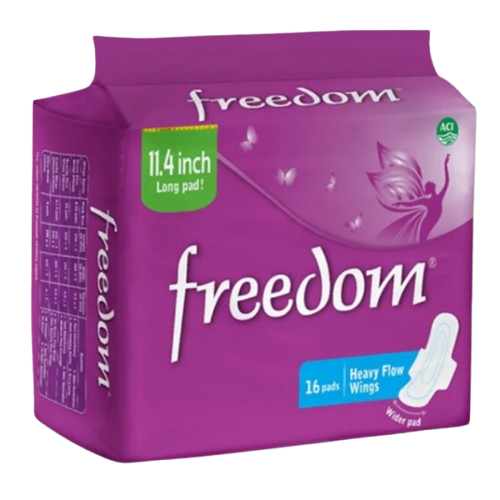freedom-removebg-preview Freedom Super Dry Heavy Flow Wings 16Pads - Image 1