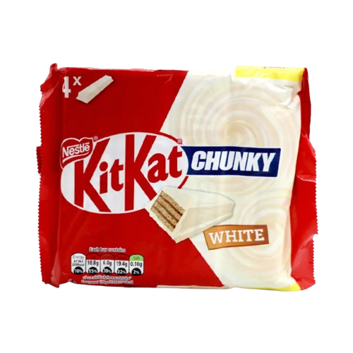 kitkat-removebg-preview Nestle KitKat Chunky White Choclate 160gm 4 Bars - Image 1