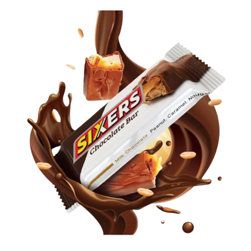 sixers-removebg-preview Sixers Chocolate Coated Bar 28gm - Image 1