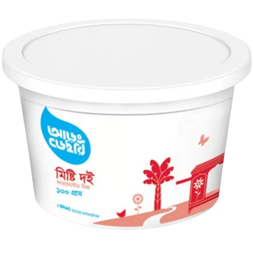 aarong_misti_doi-removebg-preview Aarong Dairy Sweetened Yogurt (Mishti Doi) 100gm (Cup) - Image 1