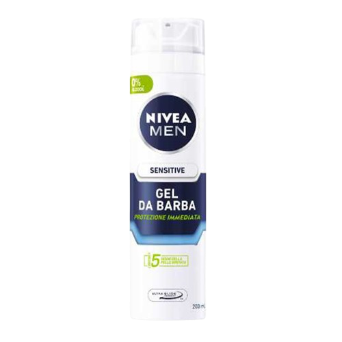 gel-removebg-preview NIVEA MEN SENSITIVE GEL BA BARBA 200 ml - Image 1